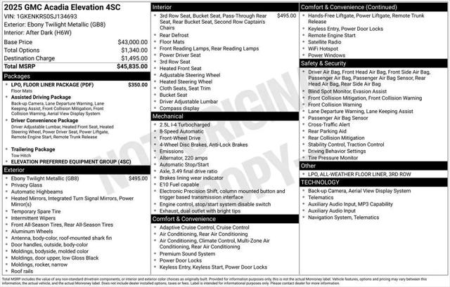 2025 GMC Acadia for sale near Orrville, OH
