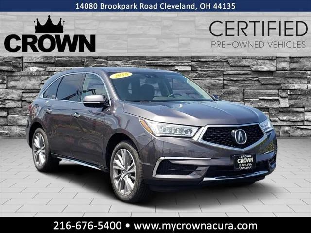 2018 Acura MDX w/Technology Package & AcuraWatch Plus Pkg for sale in Cleveland, OH