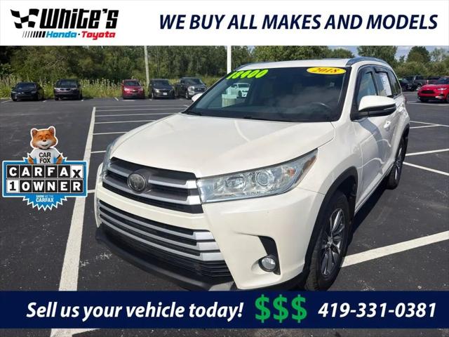 2018 Toyota Highlander XLE for sale near Lima, OH