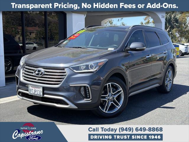 2017 Hyundai Santa Fe Limited Ultimate for sale in San Juan Capistrano, CA
