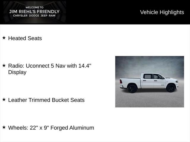 2026 RAM Ram 1500 RAM 1500 LARAMIE CREW CAB 4X4 57 BOX