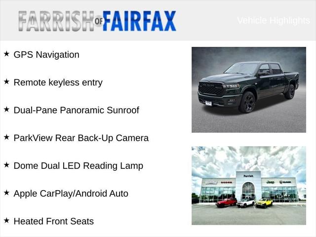 2026 RAM 1500 RAM 1500 BIG HORN CREW CAB 4X4 57 BOX 2026 RAM 1500 RAM 1500 BIG HORN CREW CAB 4X4 57 BOX