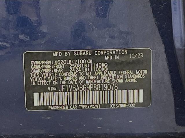 2023 Subaru WRX Standard