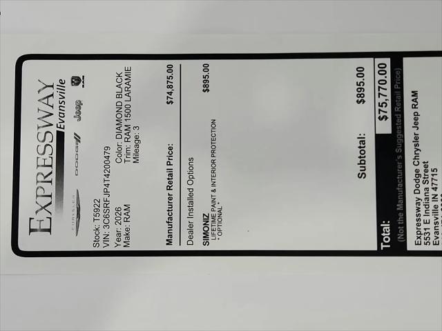 2026 Ram 1500 Laramie