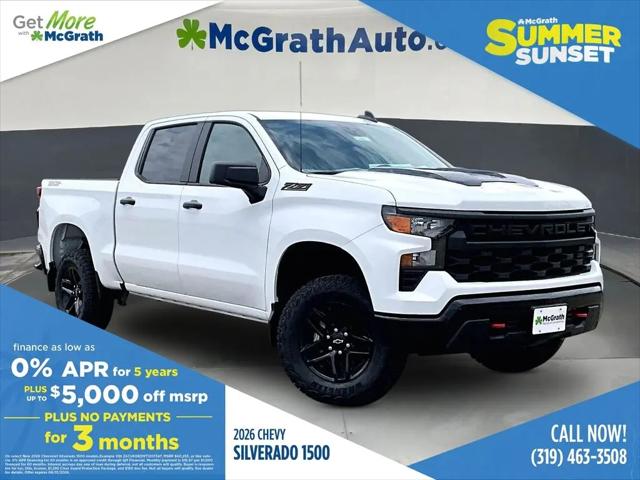 2026 Chevrolet Silverado 1500 4WD Crew Cab Short Bed Custom Trail Boss for sale in Dubuque, IA