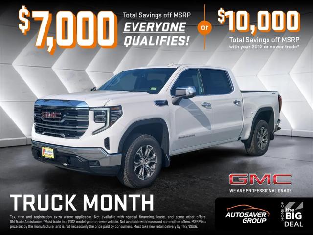 2026 GMC Sierra 1500 Crew Cab, Short Bed, SLT, 4WD for sale in Saint Johnsbury, VT