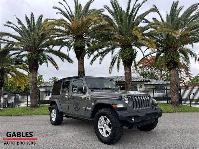 2019 Jeep Wrangler Unlimited Sport S 4x4 for sale in Miami, FL