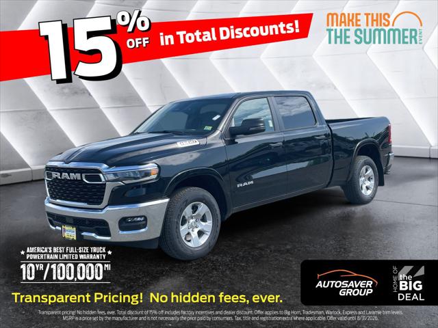 2026 Ram 1500 Big Horn Crew Cab 4x4 6'4" Box for sale in Newport, VT