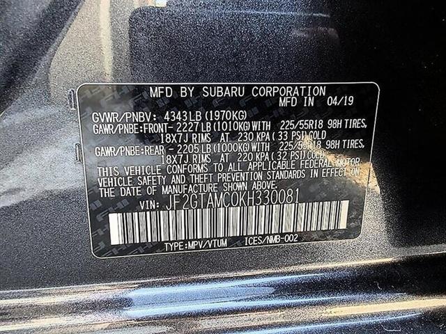 2019 Subaru Crosstrek 2.0i Limited