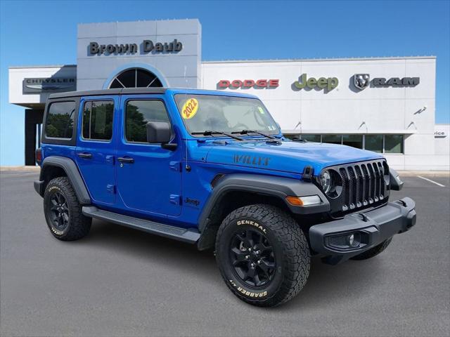 2022 Jeep Wrangler Unlimited Willys 4x4 for sale in Bath, PA