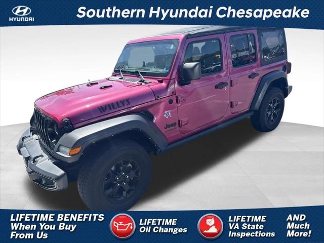 2022 Jeep Wrangler Unlimited Willys Sport 4x4 2022 Jeep Wrangler Unlimited Willys Sport 4x4