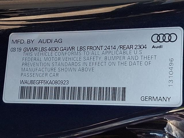 2019 Audi A3 45 Premium