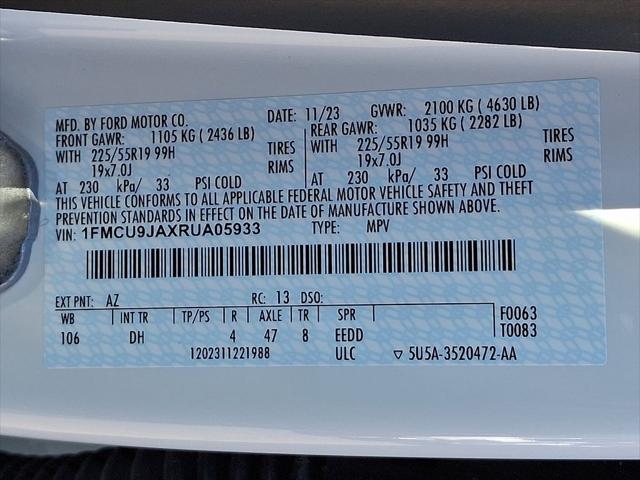 2024 Ford Escape Platinum