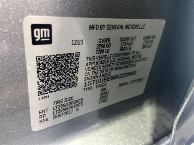 2024 GMC Sierra 1500 4WD Crew Cab Short Box AT4