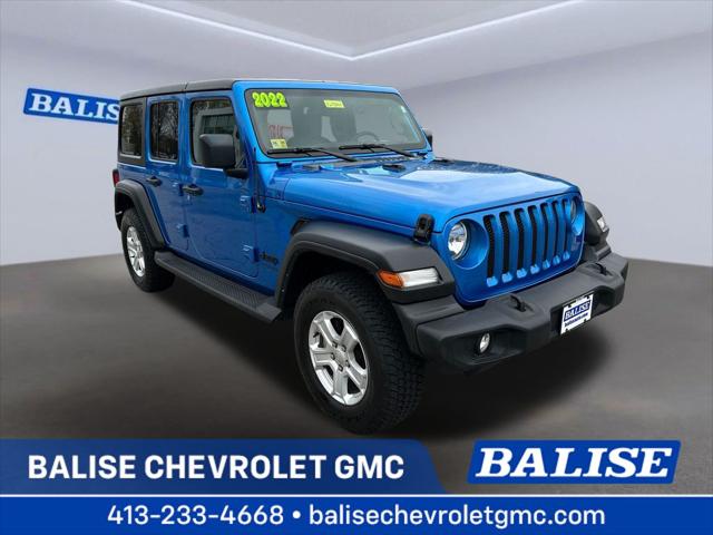 2022 Jeep Wrangler Unlimited Sport S 4x4 for sale in Springfield, MA