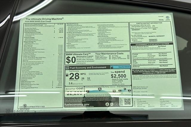 2026 BMW M440i Gran Coupe M440i