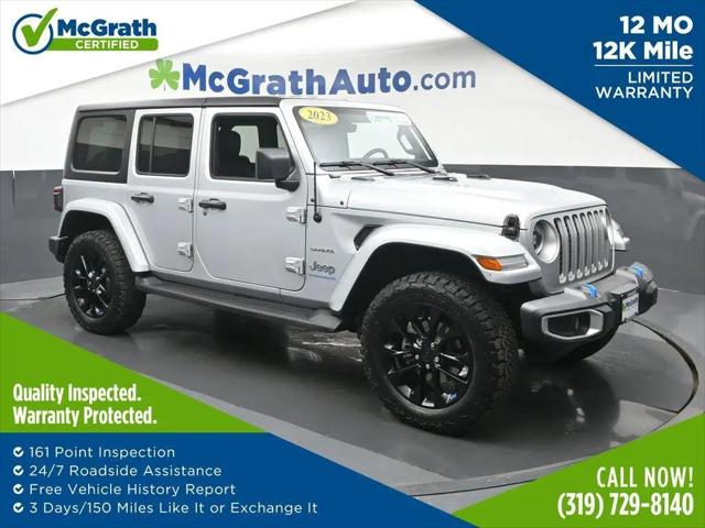 2023 Jeep Wrangler 4xe Sahara 4x4 for sale in Cedar Rapids, IA