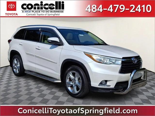 2016 Toyota Highlander Limited V6 for sale in Springfield, PA