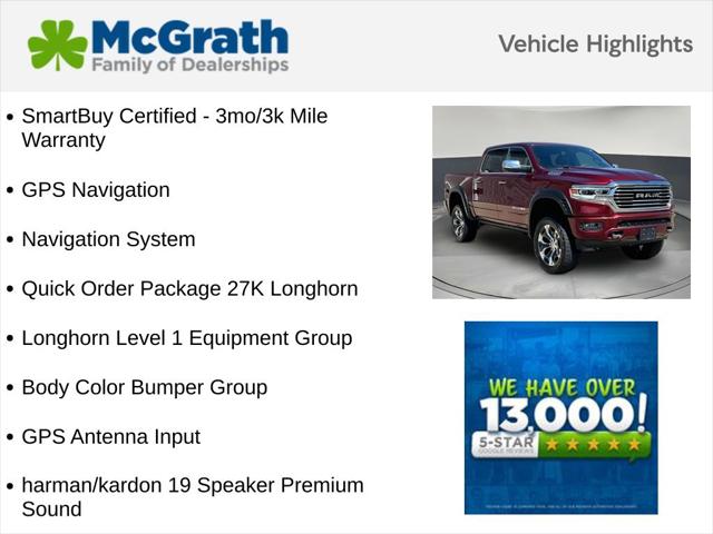 2020 Ram 1500 Laramie Longhorn Crew Cab 4x4 5'7" Box