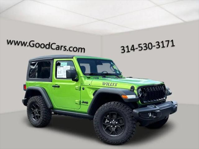 2025 Jeep Wrangler 2-Door Willys 4x4 for sale in St. Louis, MO