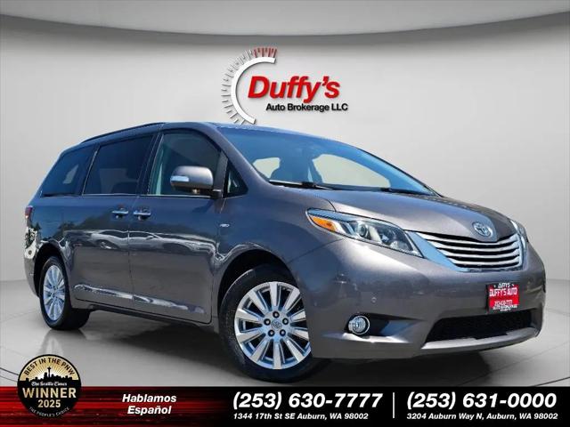 2017 Toyota Sienna Limited Premium 7 Passenger for sale in Auburn, WA