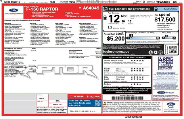 2026 Ford F-150 Raptor