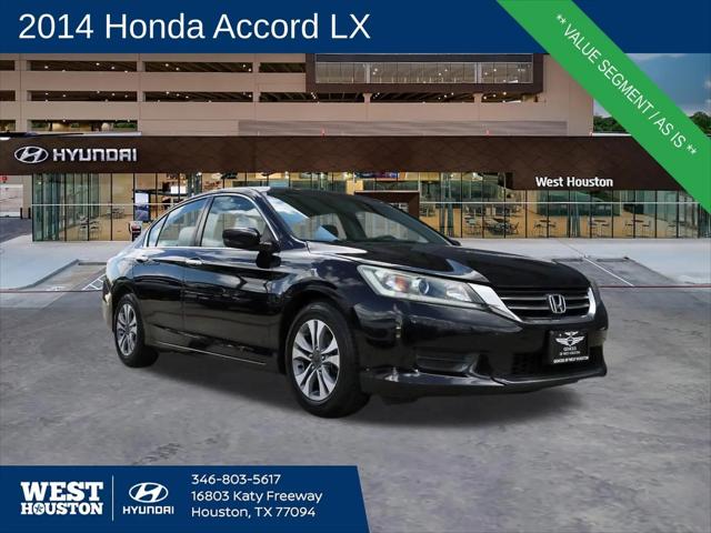 2014 Honda Accord LX for sale in Houston, TX