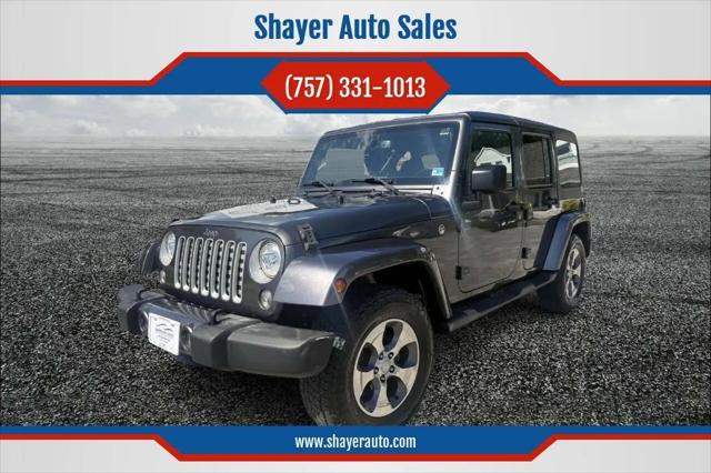 2017 Jeep Wrangler Unlimited Sahara 4x4 for sale in Cape charles, VA