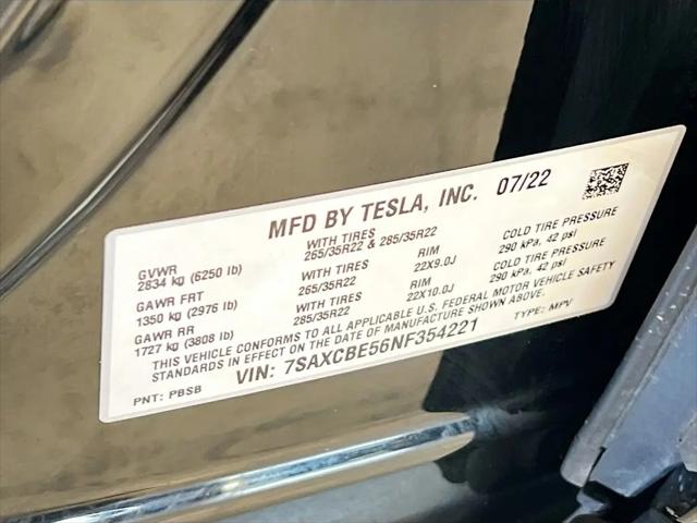 2022 Tesla Model X Dual Motor All-Wheel Drive