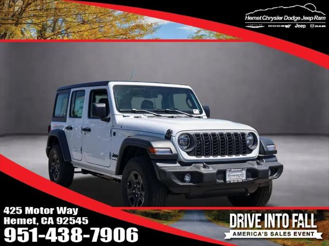 2026 Jeep Wrangler 4-Door Sport S 4x4 for sale in Hemet, CA