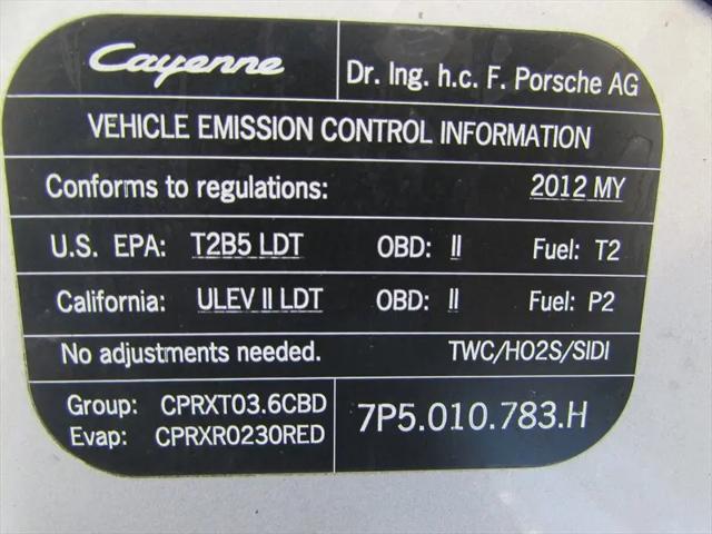 2012 Porsche Cayenne Cayenne