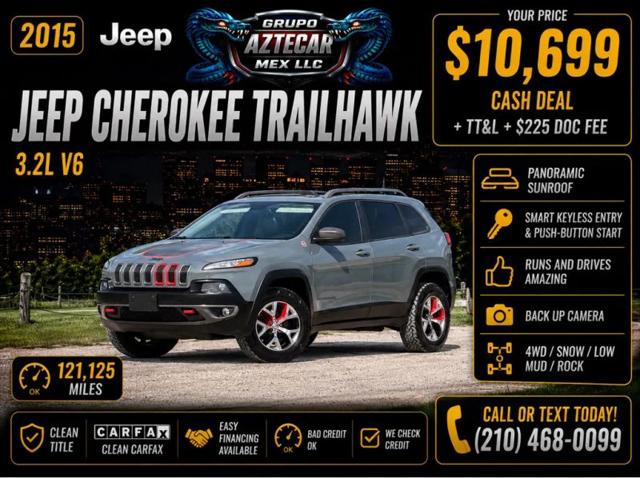 2015 Jeep Cherokee Trailhawk for sale in San Antonio, TX