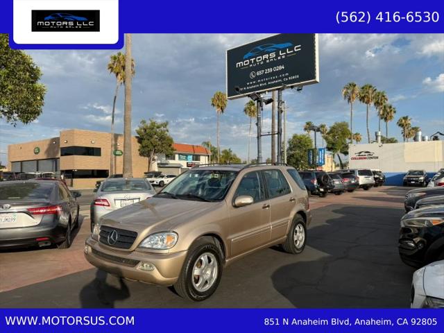 2002 Mercedes-Benz ML 320 ML 320 for sale in Anaheim, CA