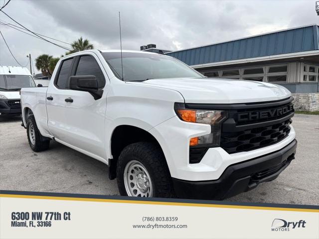 2022 Chevrolet Silverado 1500 4WD Double Cab Standard Bed WT for sale in Miami, FL