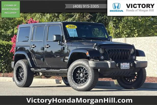 2018 Jeep Wrangler JK Unlimited Sahara 4x4 for sale in Morgan Hill, CA