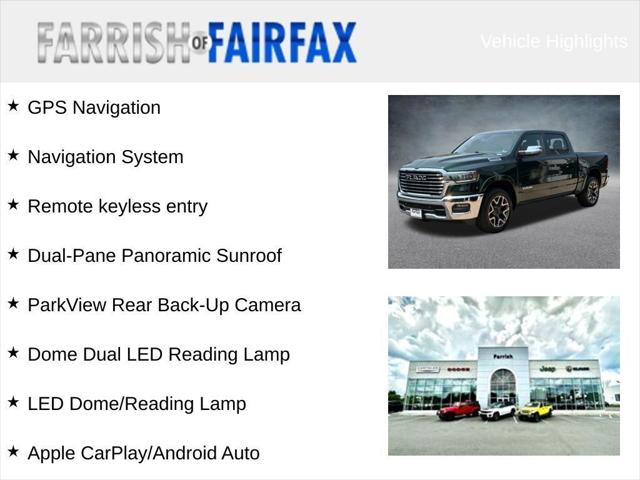 2026 RAM 1500 RAM 1500 LARAMIE CREW CAB 4X4 57 BOX