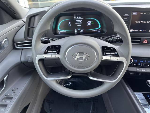 Used 2025 Hyundai Elantra Hybrid Blue For Sale in Bellingham, WA