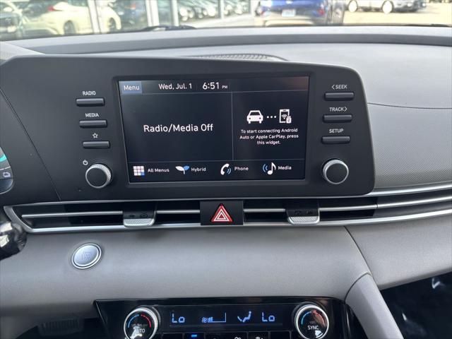 Used 2025 Hyundai Elantra Hybrid Blue For Sale in Bellingham, WA