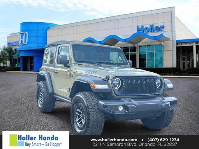 2025 Jeep Wrangler 2-Door Willys 4x4 for sale in Orlando, FL