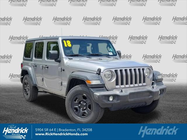 2018 Jeep Wrangler Unlimited Sport 4x4 for sale in Bradenton, FL