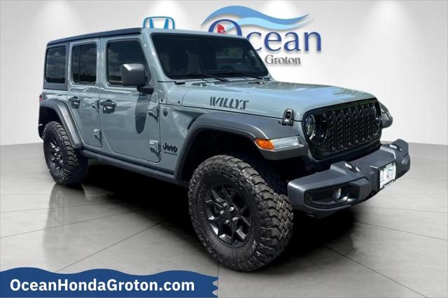 2025 Jeep Wrangler 4-Door Willys for sale in Groton, CT