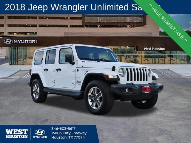 2018 Jeep Wrangler Unlimited Sahara 4x4 for sale in Houston, TX