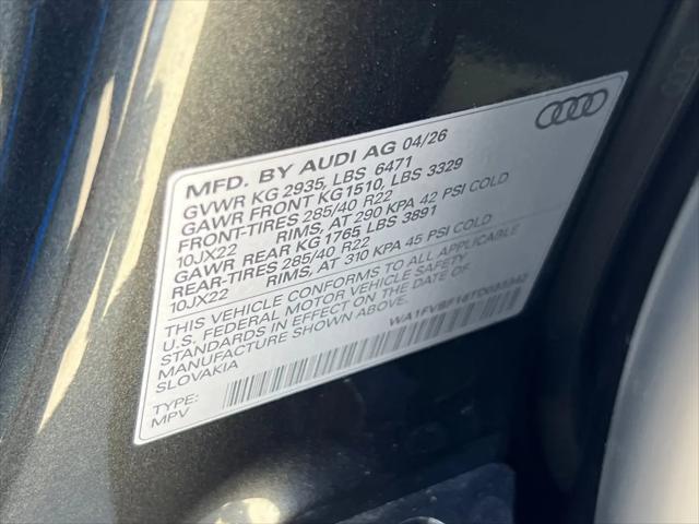 2026 Audi Q8 Prestige Plus 55 TFSI quattro Tiptronic