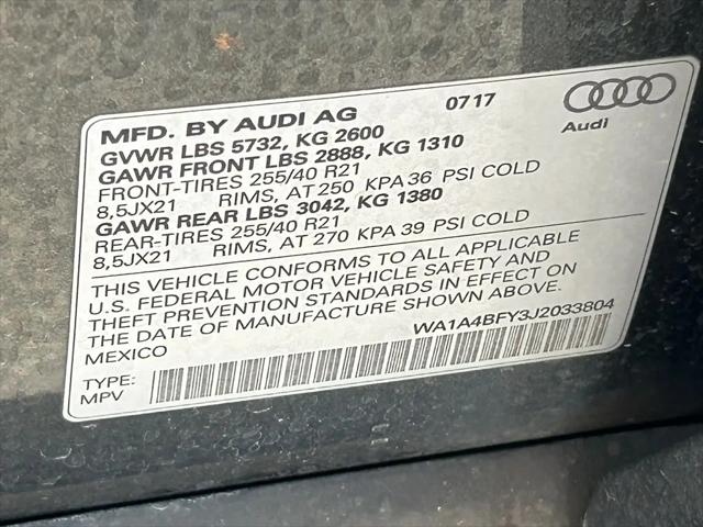 2018 Audi SQ5 3.0T Premium Plus