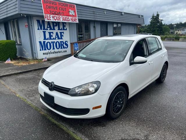 2012 Volkswagen Golf 2.5L 4-Door for sale in Spanaway, WA