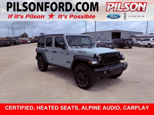 2023 Jeep Wrangler 4-Door Willys 4x4 for sale in Mattoon, IL