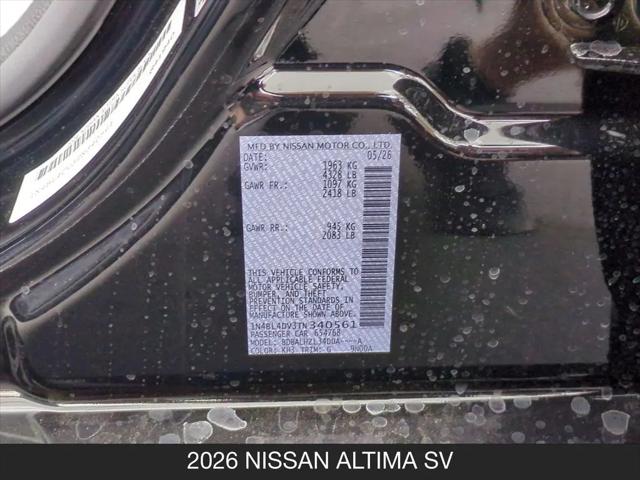 2026 Nissan Altima SV FWD