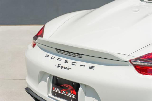 2016 Porsche Boxster Spyder
