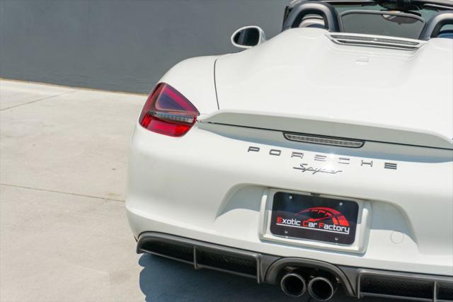 2016 Porsche Boxster Spyder