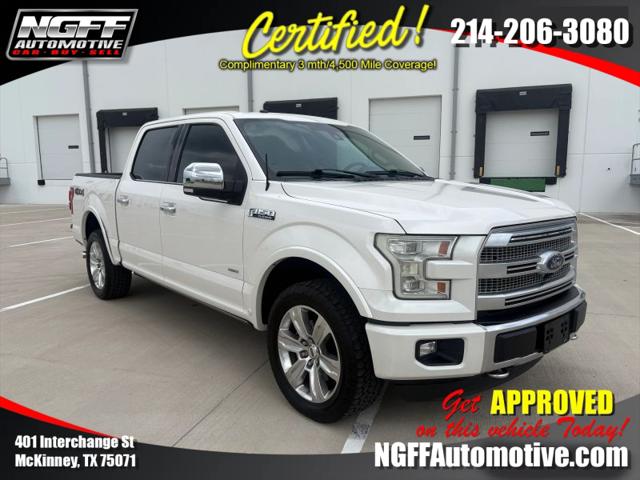 2016 Ford F-150 Platinum for sale in McKinney, TX